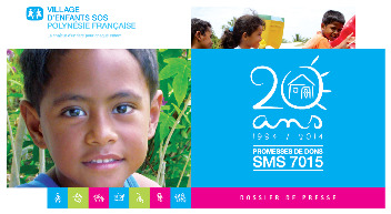 2ème don de 300 000 FCP pour Village d’Enfants SOS Polynésie