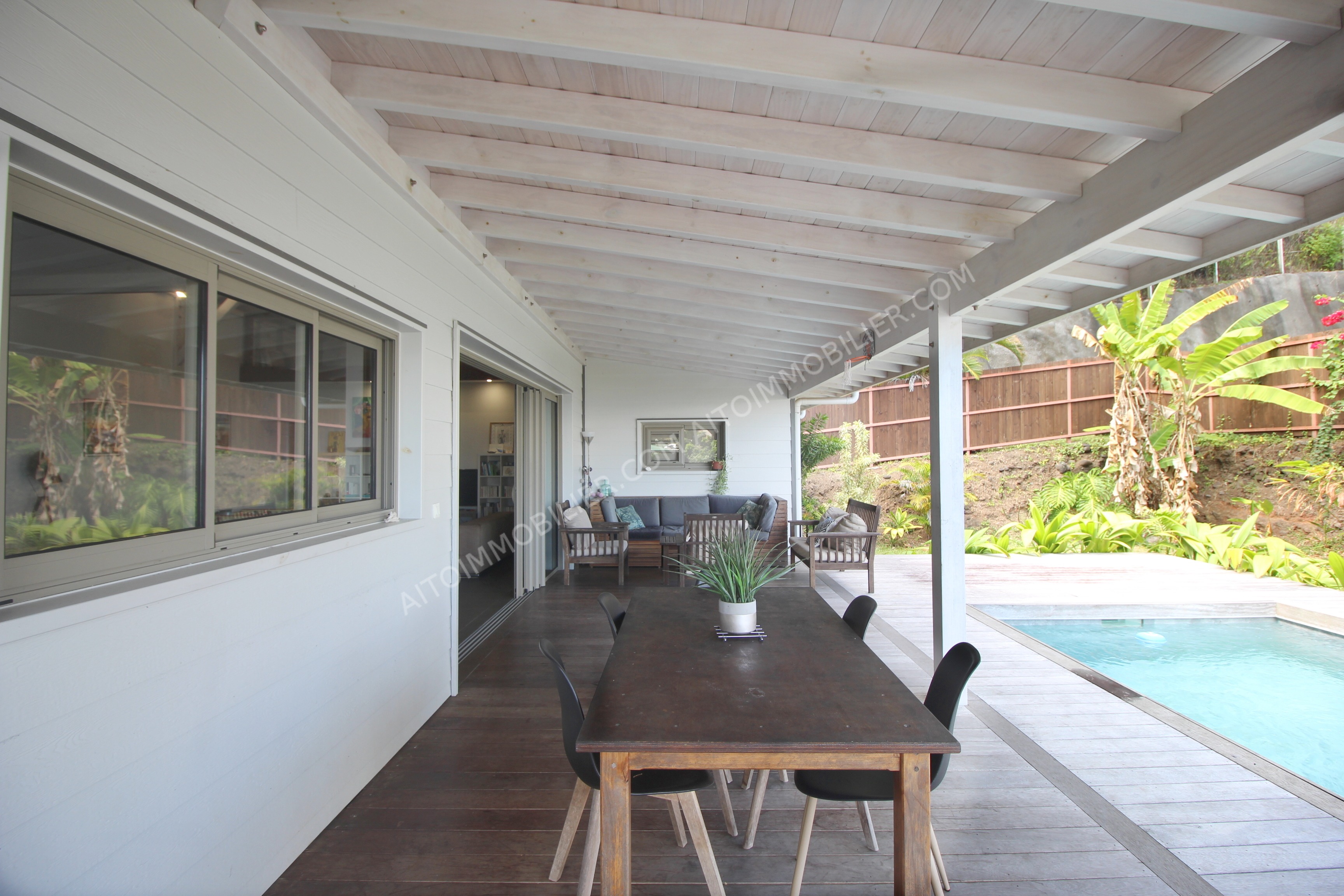 PUNAAUIA HAUTEURS - MAISON F5 VUE MOOREA 3