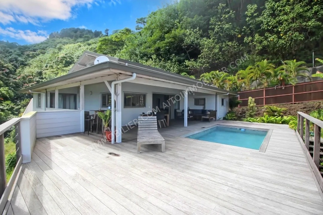PUNAAUIA HAUTEURS - MAISON F5 VUE MOOREA 2