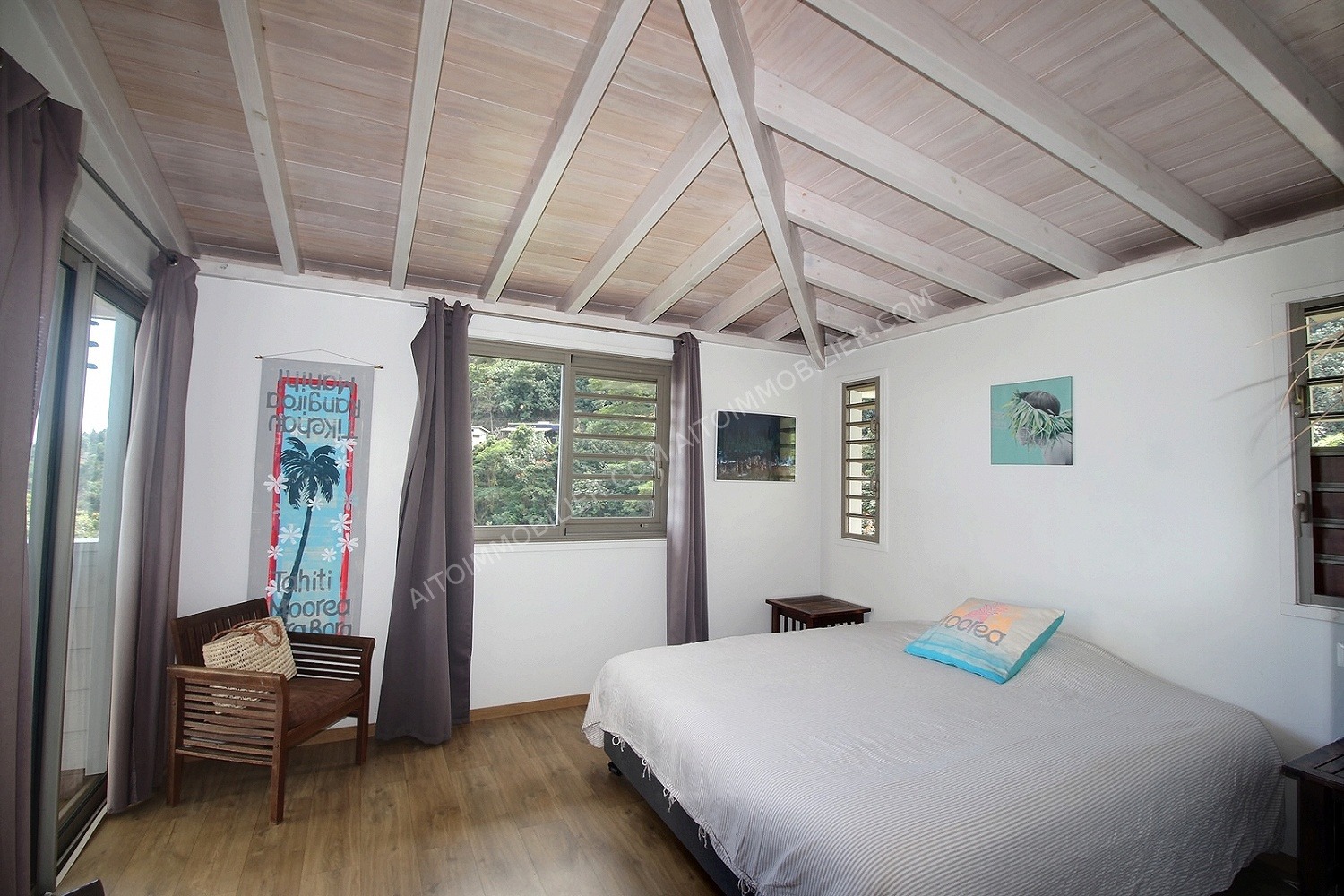 PUNAAUIA HAUTEURS - MAISON F5 VUE MOOREA 9