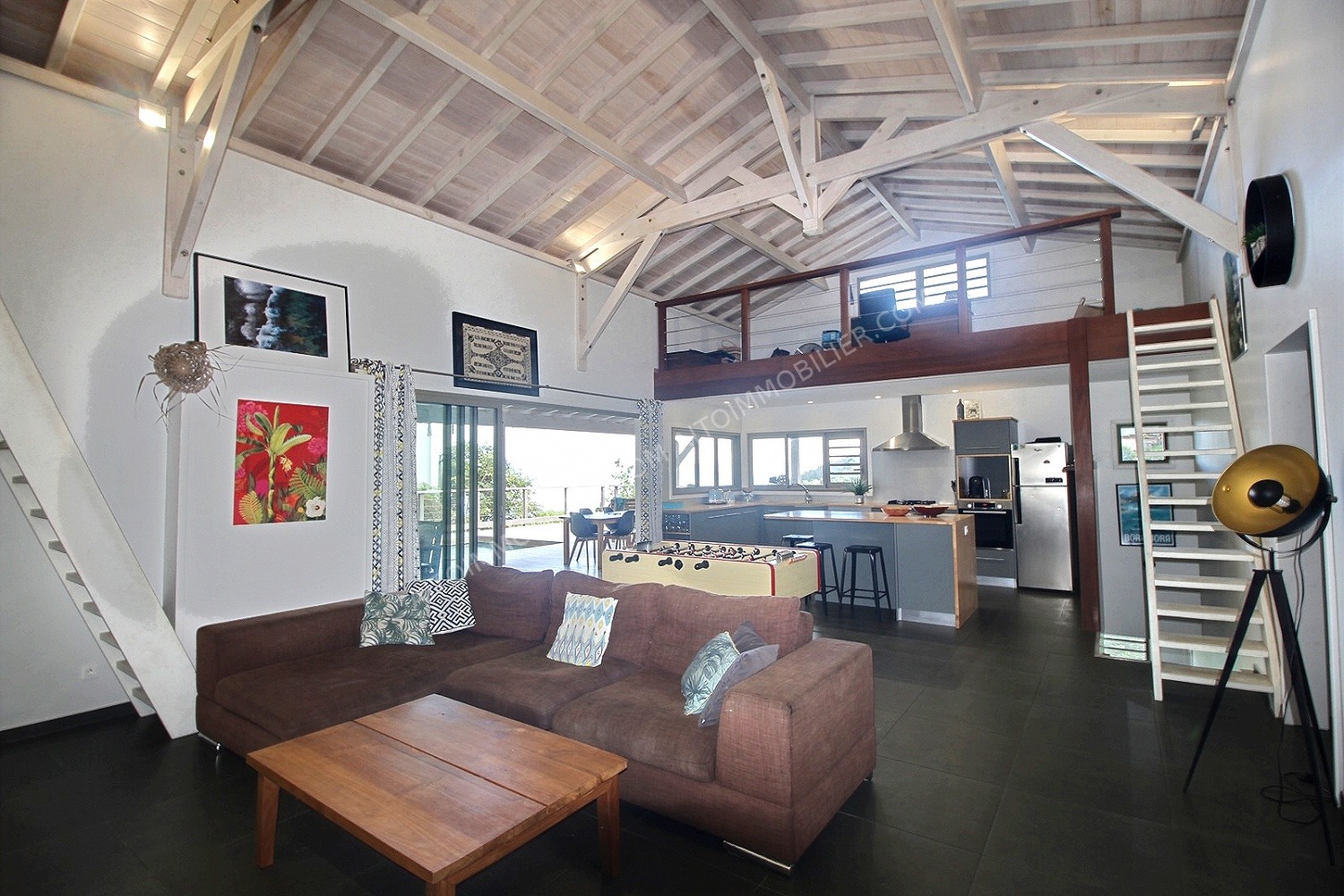 PUNAAUIA HAUTEURS - MAISON F5 VUE MOOREA 7