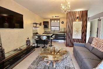 A vendre bel appartement neuf de type F2  standing en dernier étage.