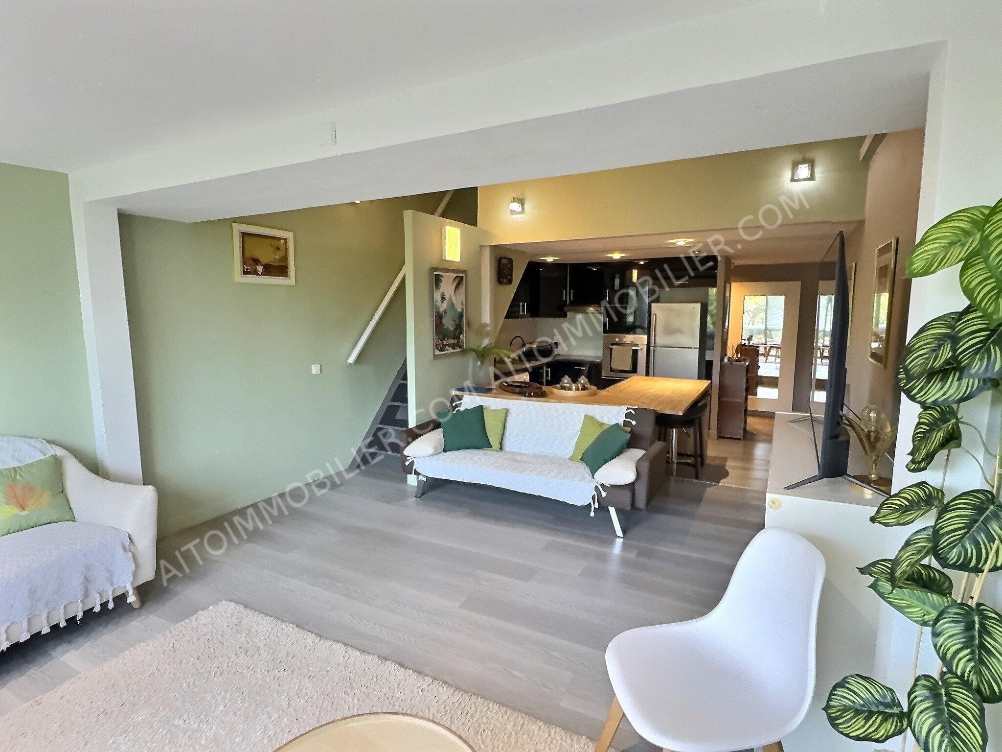 Vente appartement F3 sur Papeete en dernier étage 2