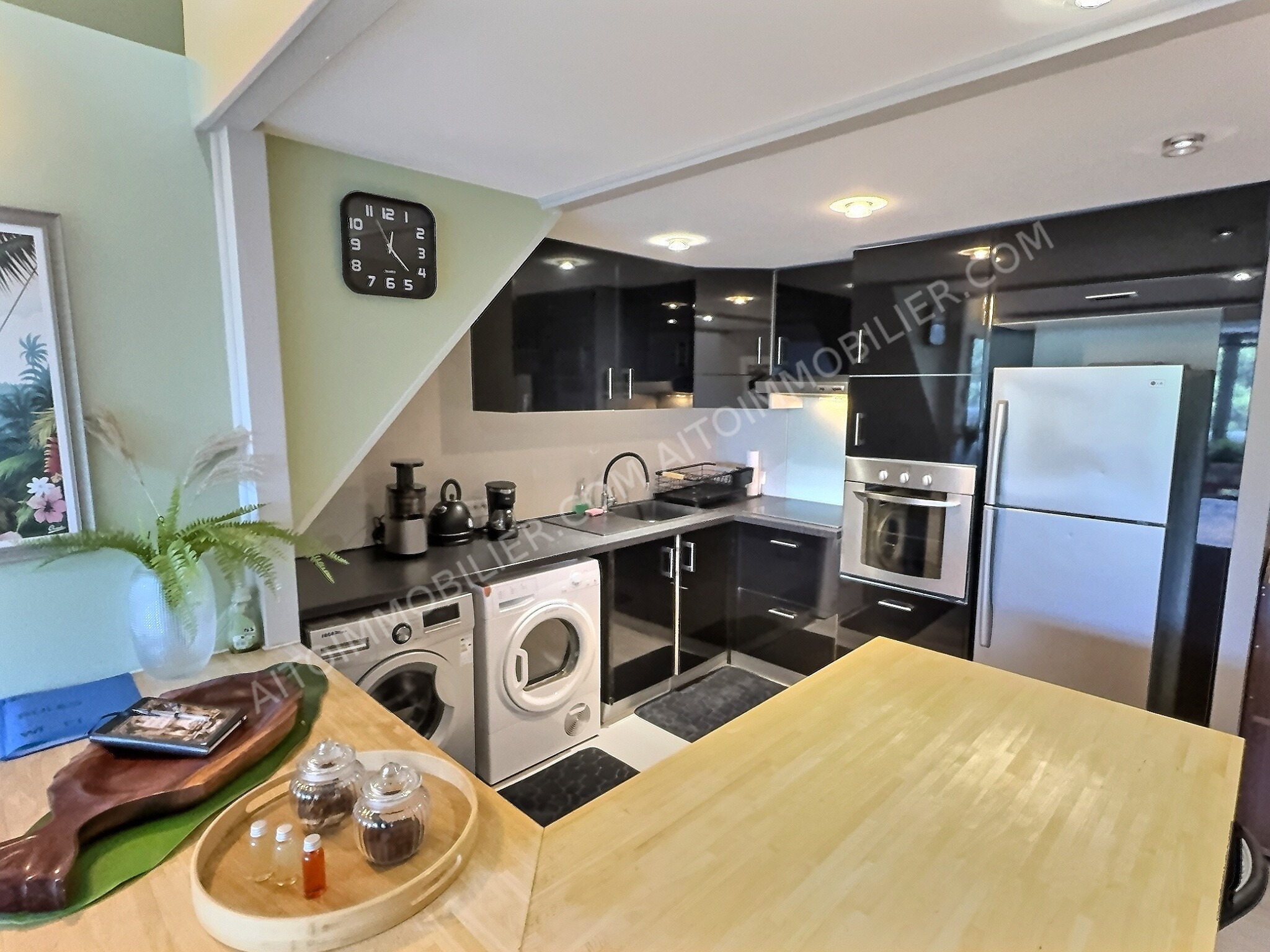 Vente appartement F3 sur Papeete en dernier étage 4