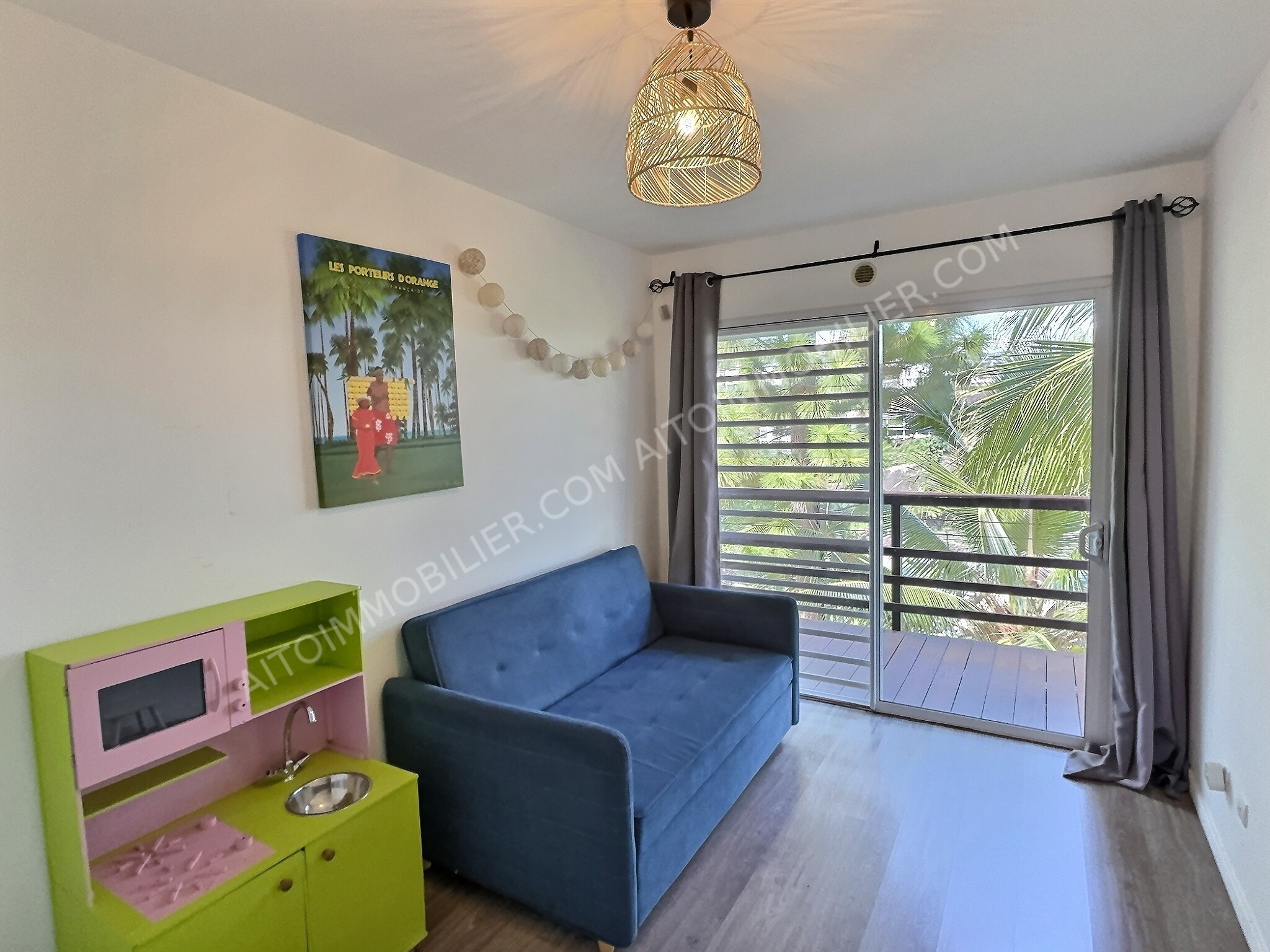 PUNAAUIA Vue mer et Moorea | Maison avec piscine en résidence sécurisée 11