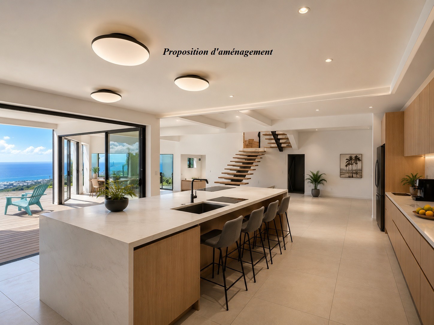 PAMATAI HILLS VILLA CONTEMPORAINE D'EXCEPTION AVEC VUE RADE DE PAPEETE 1