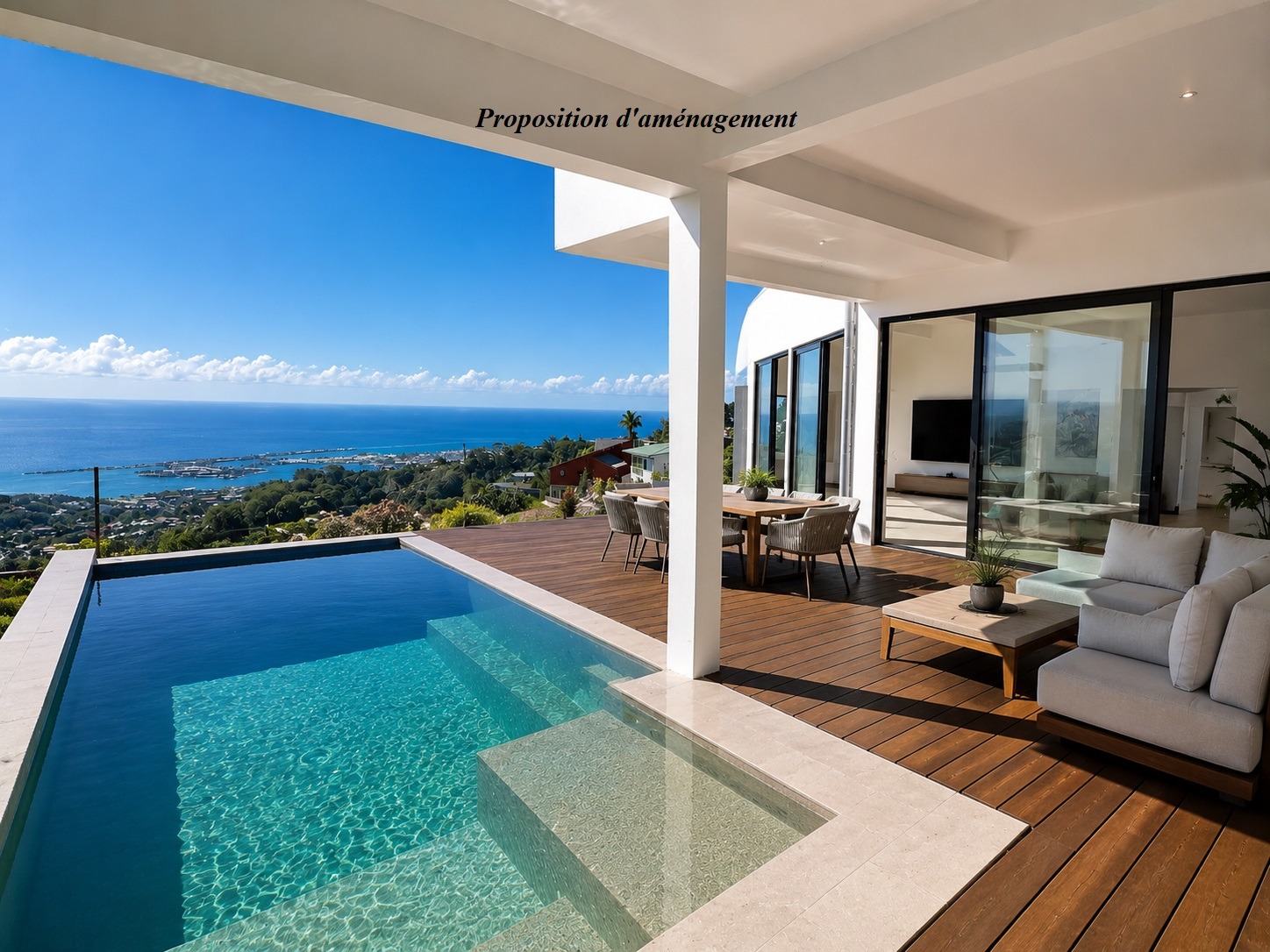 PAMATAI HILLS VILLA CONTEMPORAINE D'EXCEPTION AVEC VUE RADE DE PAPEETE 3
