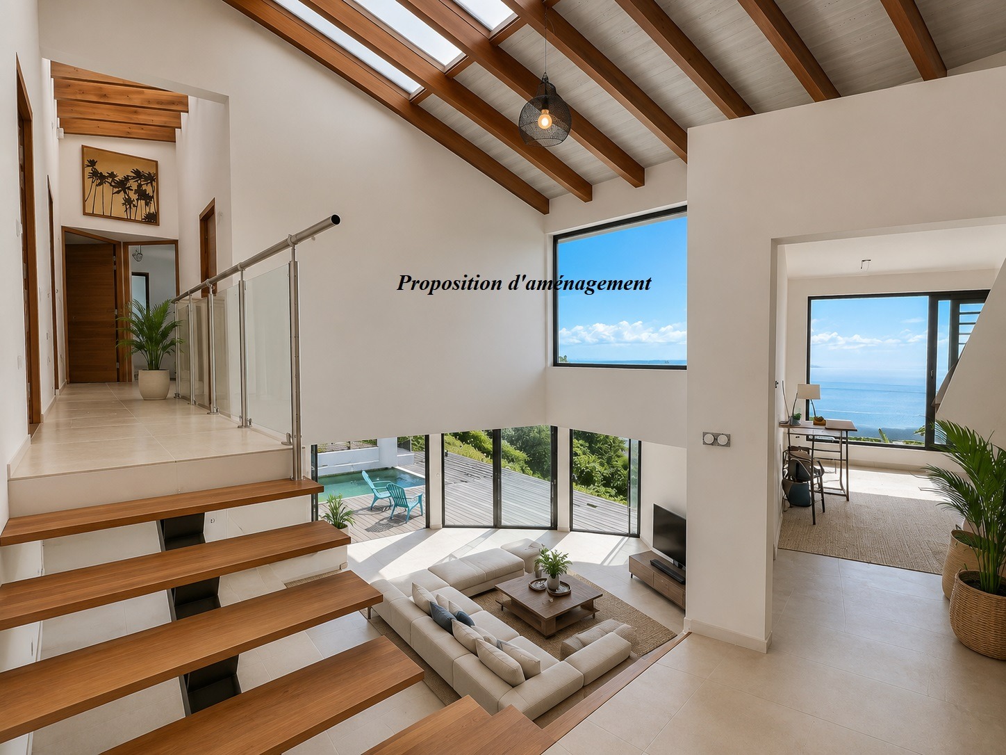 PAMATAI HILLS VILLA CONTEMPORAINE D'EXCEPTION AVEC VUE RADE DE PAPEETE 2