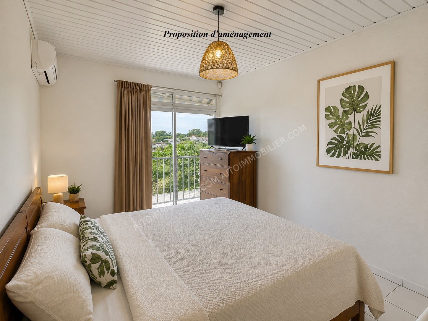 TAHITI - PIRAE BELVEDERE BEL APPARTEMENT F3 en DUPLEX AVEC PISCINE PRIVEE 3