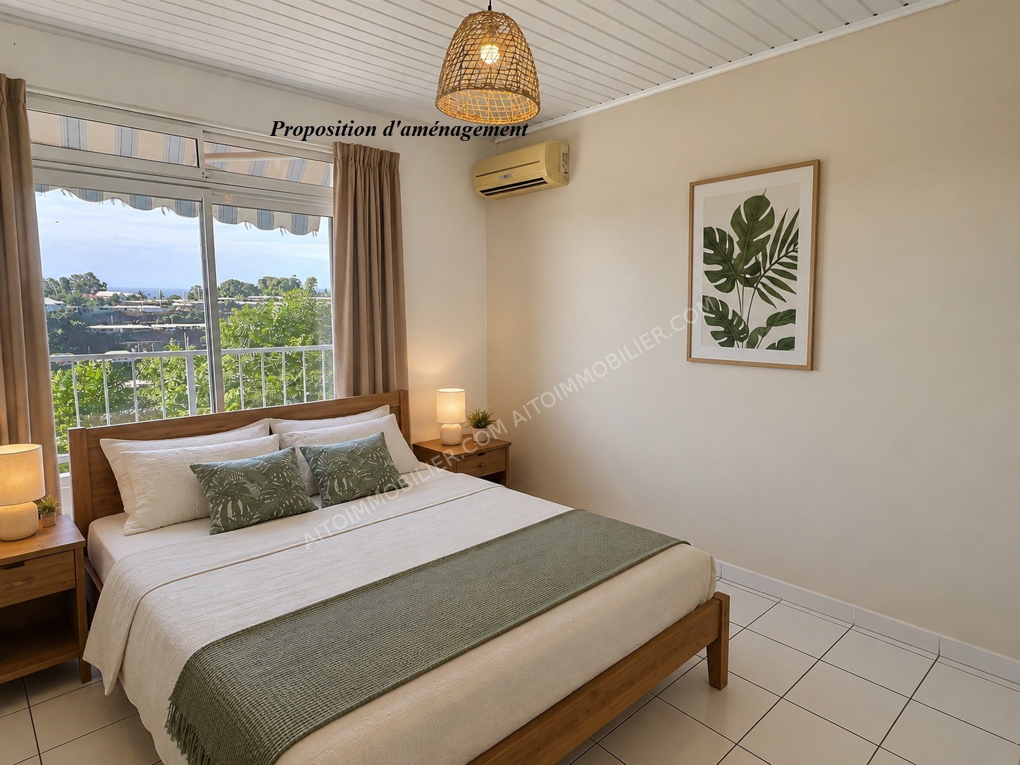 TAHITI - PIRAE BELVEDERE BEL APPARTEMENT F3 en DUPLEX AVEC PISCINE PRIVEE 5