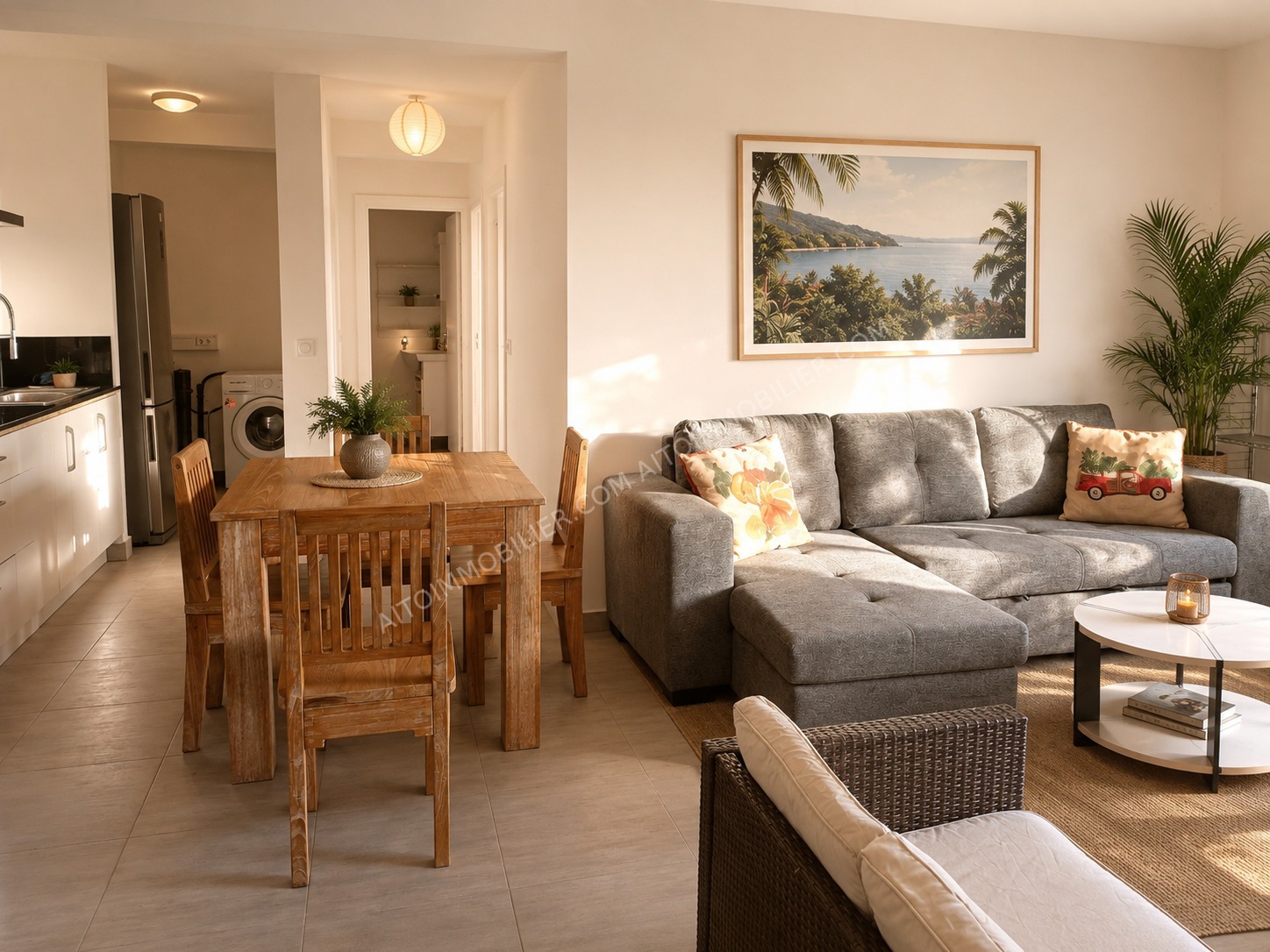 A LOUER APPARTEMENT F3 PAPEETE 3