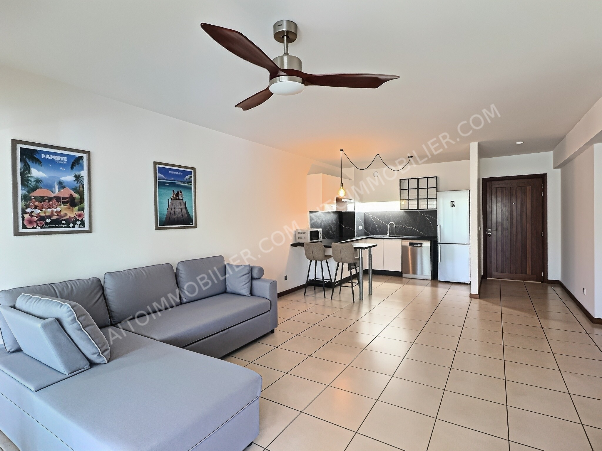 A LOUER APPARTEMENT F2 PAMATAI 2