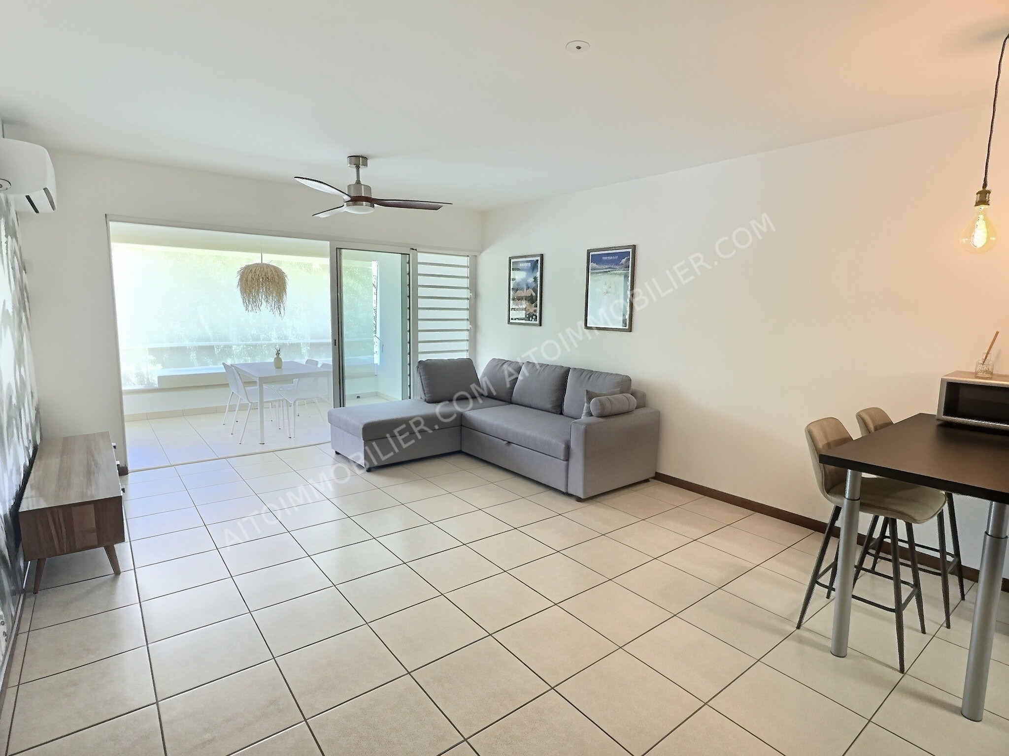 A LOUER APPARTEMENT F2 PAMATAI 3