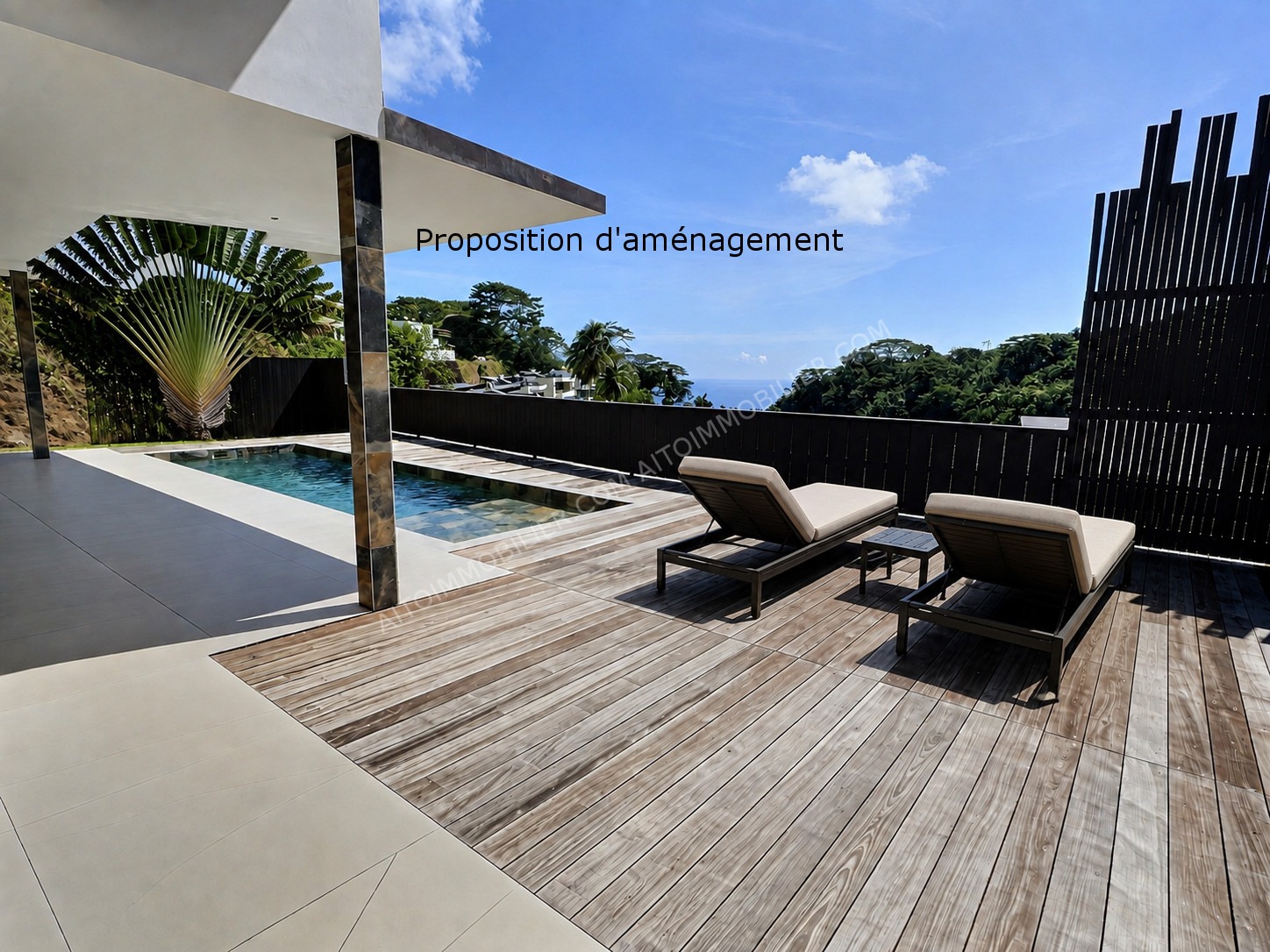 VILLA CONTEMPORAINE AVEC PISCINE, VUE MER ET STUDIO INDÉPENDANT 14