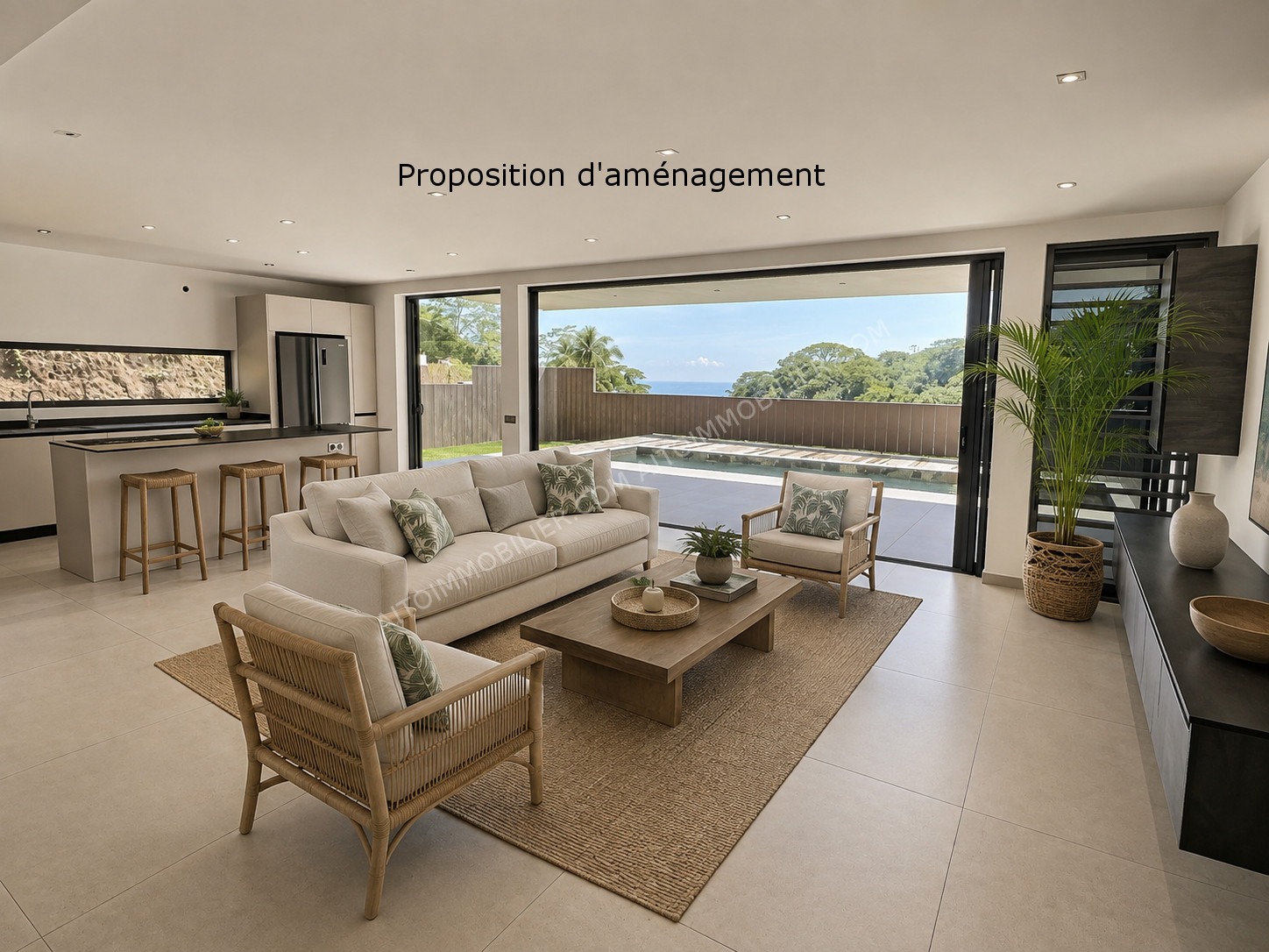 VILLA CONTEMPORAINE AVEC PISCINE, VUE MER ET STUDIO INDÉPENDANT 2