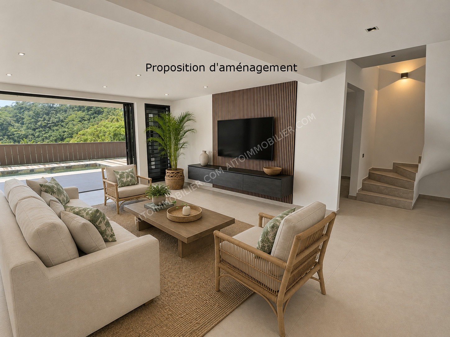 VILLA CONTEMPORAINE AVEC PISCINE, VUE MER ET STUDIO INDÉPENDANT 4