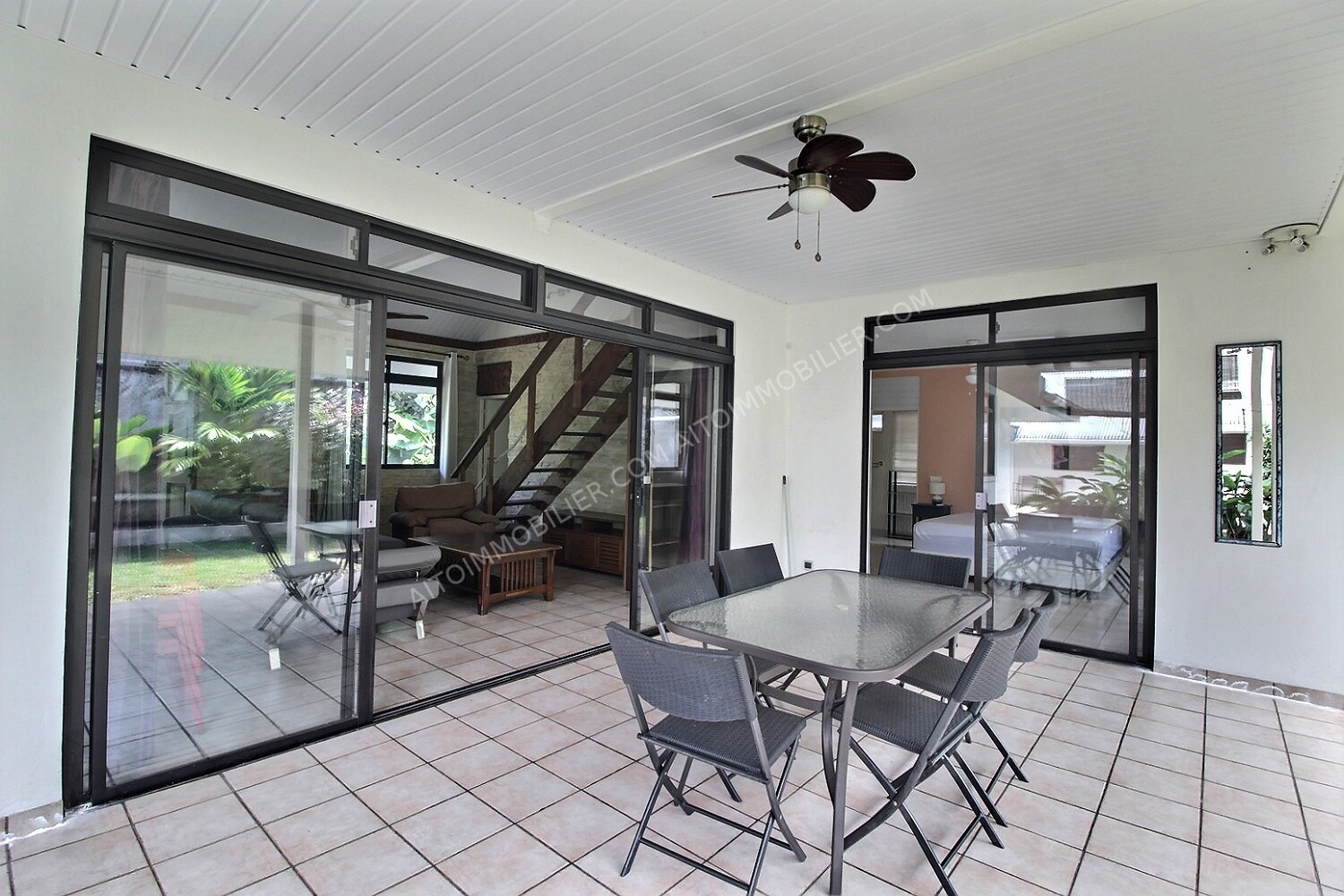 MAISON T4 + PISCINE SUR PAEA A LOUER 10