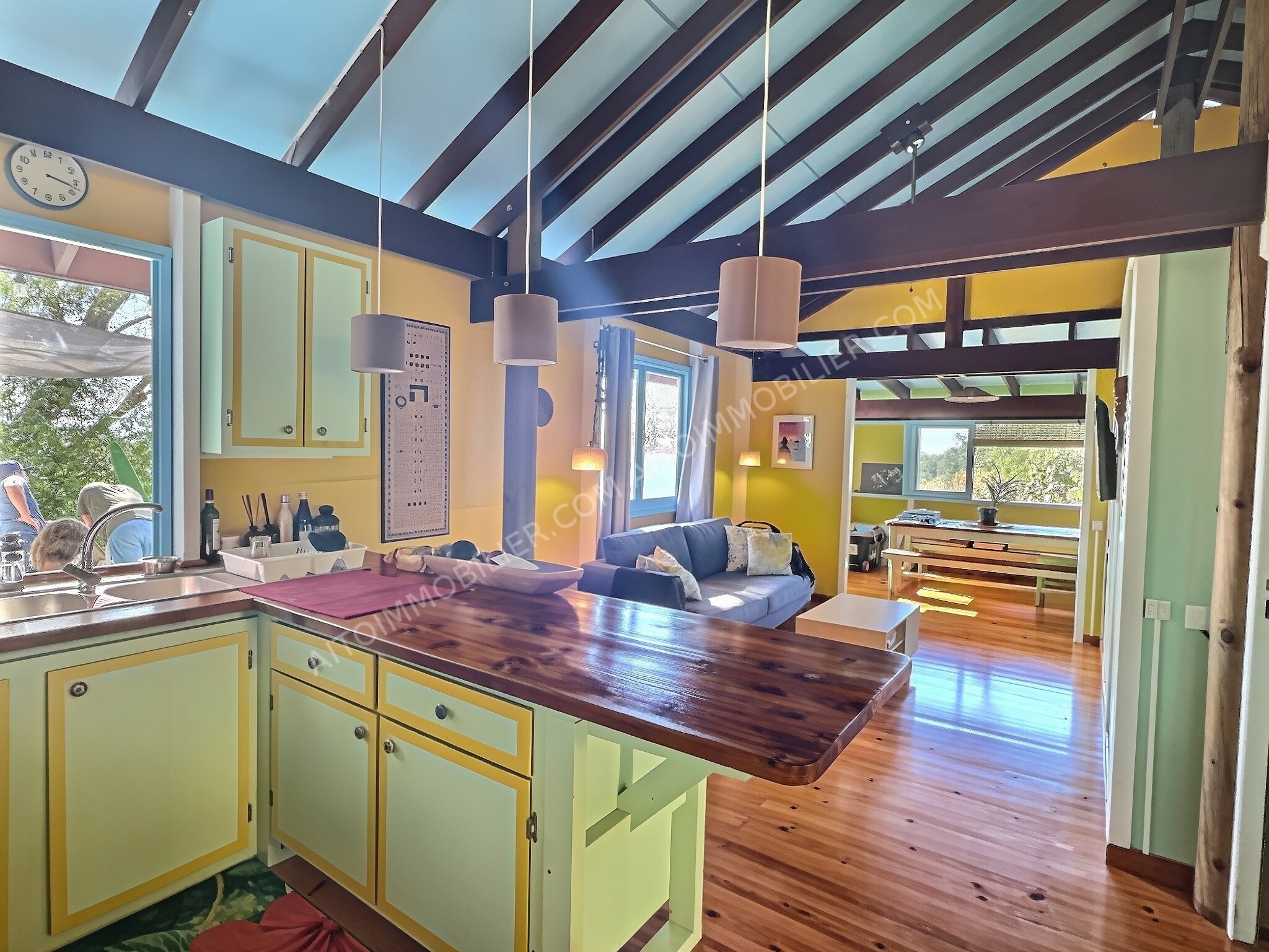 A LOUER MAISON EN BOIS SUR LES HAUTEURS DE PAPEETE 2