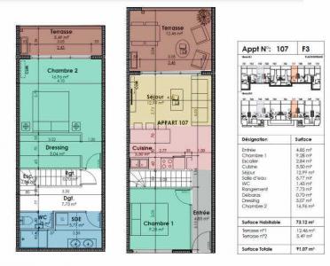 Vente Appartement PUNAAUIA - 3 pièces