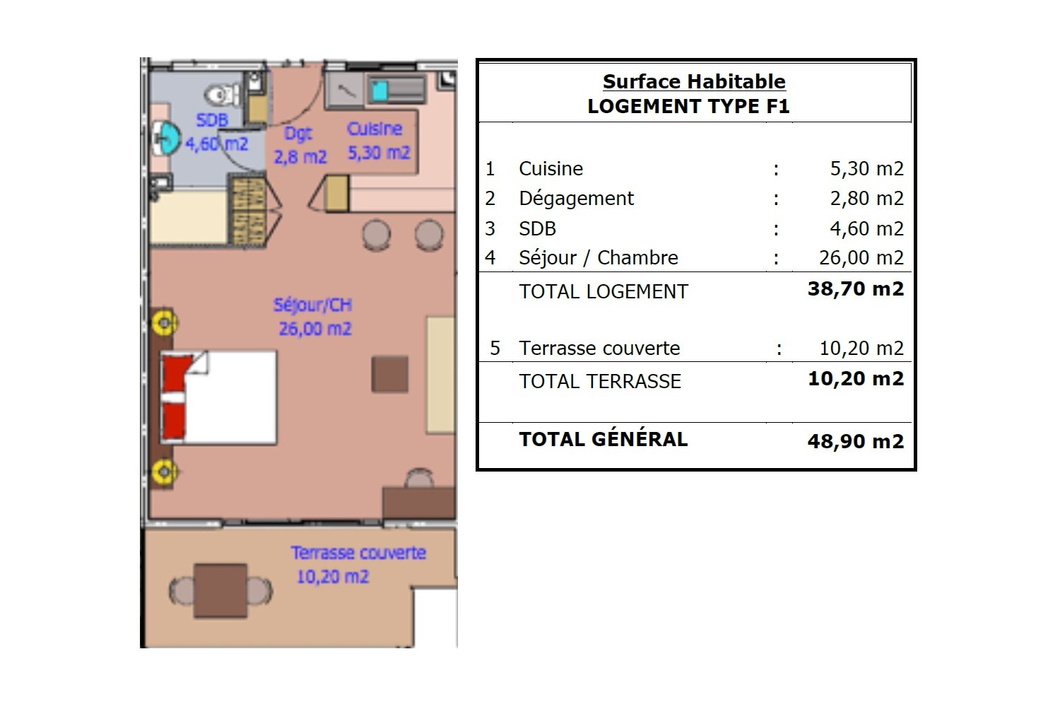 VENTE APPARTEMENT BORA BORA F1 3