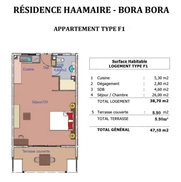 Appartement Bora Bora 5