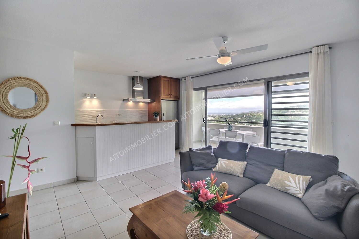 Location Appartement F3 - PAPEETE 1